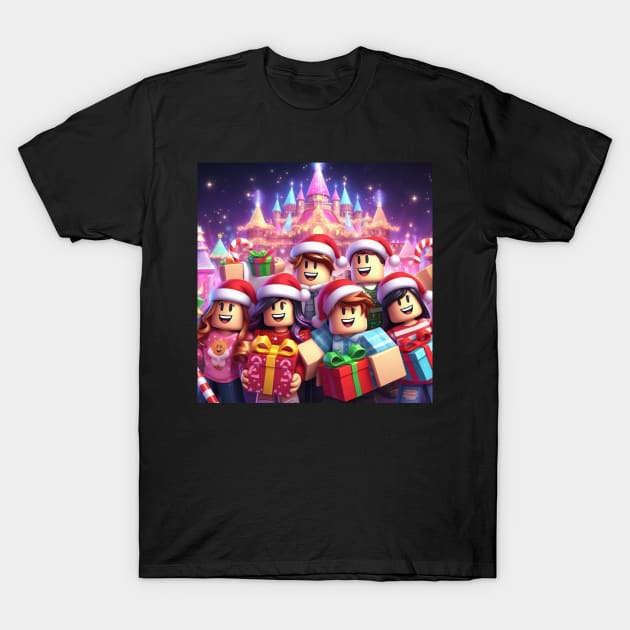 Roblox christmas magic T-Shirt by Nawel 